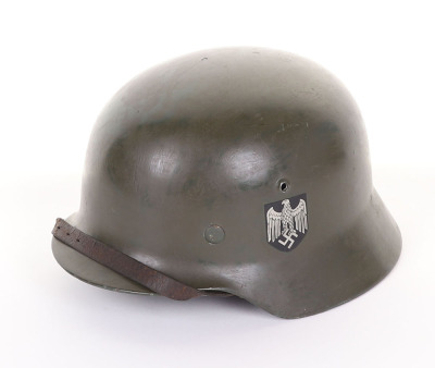 Refurbished WW2 German Steel Helmet - 2