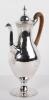 A George III silver bright cut coffee pot, J Daniel, London 1787 - 6