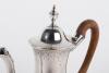 A George III silver bright cut coffee pot, J Daniel, London 1787 - 7