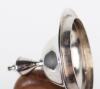 A George III silver bright cut coffee pot, J Daniel, London 1787 - 13