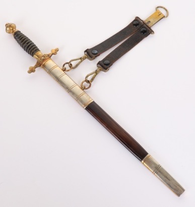 Rare German Fire Brigade Leaders Dress Dagger by Carl Eickhorn, Solingen