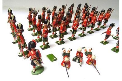 Britains set 437, Officers of the Gordon Highlanders - 3