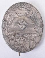 WW2 Third Reich Silver Grade Wound Badge by Hauptmunzamt Wein