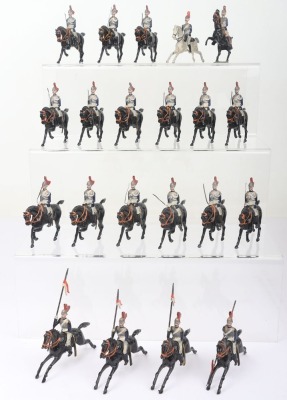 Britains from set 93, a near complete lower tray of Royal Horse Guards - 2