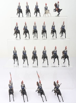 Britains from set 93, a near complete lower tray of Royal Horse Guards - 3