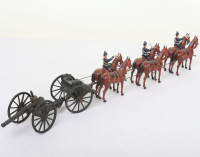 Britains set 317, RARE Royal Field Artillery at the halt - 7