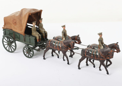 Britains set 1450, Royal Army Medical Corps four horse Ambulance, service dress