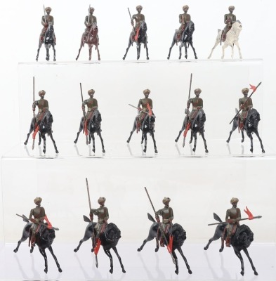 Britains set British Indian Army RARE Lancers in khaki