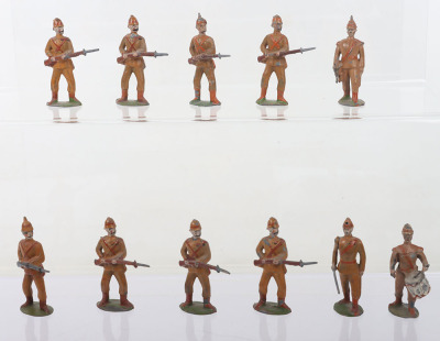 Britains set 16, The Buffs, East Kent Regiment, RARE Boer War variation in khaki