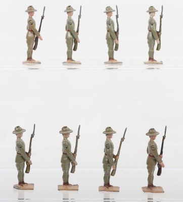 Britains set 1545, Australian Infantry at present - 4