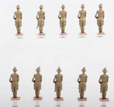 Britains set 1543, New Zealand Infantry at present - 3