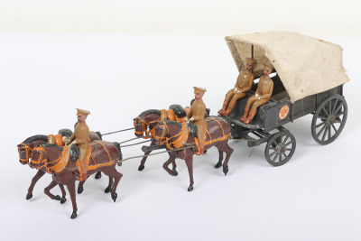 Britains set 145a, Royal Army Medical Corps four horse Ambulance Wagon, service dress - 5