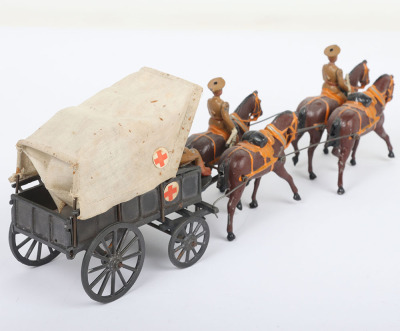 Britains set 145a, Royal Army Medical Corps four horse Ambulance Wagon, service dress - 7