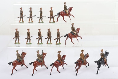 Britains various Territorial Infantry from set 160 - 4