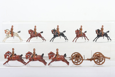 Britains set 126, small size Royal Horse Artillery, foreign service dress - 2