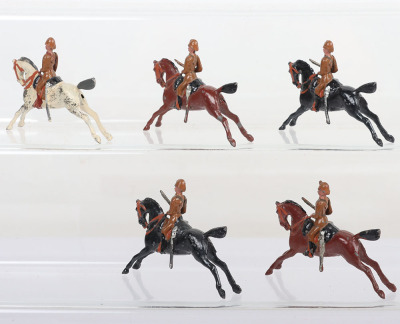 Britains set 126, small size Royal Horse Artillery, foreign service dress - 3