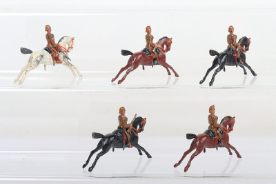 Britains set 126, small size Royal Horse Artillery, foreign service dress - 4