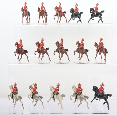 Britains from set 57, small size 1st King's Dragoon Guards - 3