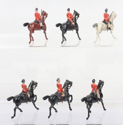 Britains set 15b, small size Mounted Infantry - 4