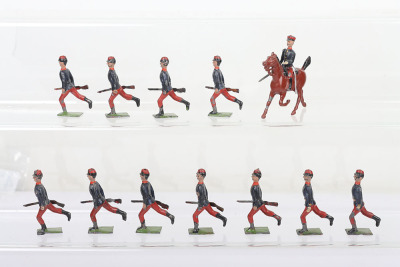 Britains PARIS OFFICE small size French Infantry running - 2