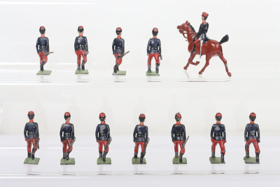 Britains PARIS OFFICE small size French Infantry running - 3