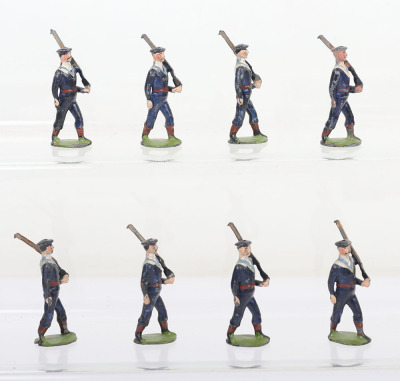 Britains set 22b, small size Royal Navy Bluejackets - 4