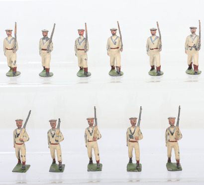 Britains set 24b, small size Royal Navy Whitejackets