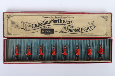 Britains set 1554 Royal Canadian mounted Police (dismounted), 1937