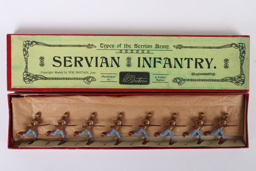 Britains set 173 Servian Infantry, 1930