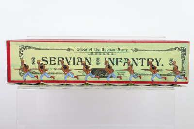 Britains set 173 Servian Infantry, 1930 - 3