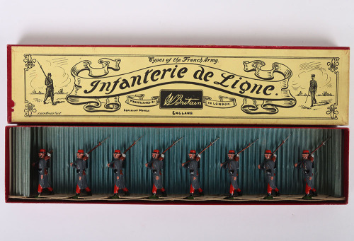 Britains set 141 French Infanterie de Ligne Review order, 1930