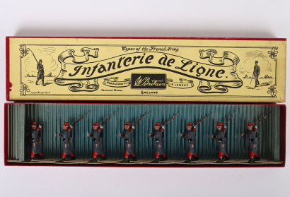 Britains set 141 French Infanterie de Ligne Review order, 1930