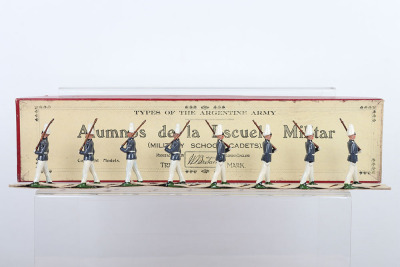 Britains set 219 Argentine Military School Cadets, 1930 - 3