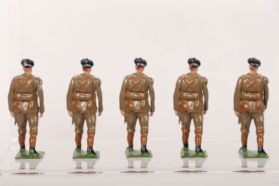 Britains set 1322 Carden Loyd Tank with Royal Tank Corp and Officer, 1934-40 - 4