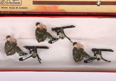 Britains set 1318 British Machine Gunners in steel helmets - 5