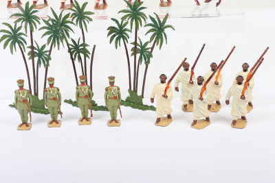 Britains set 1424 Bodyguards of the Emperor of Ethiopia, Abyssianians and Arabs, 1930s - 4