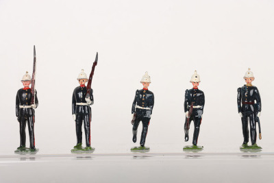 Selection of Britains including set 1301 United States Military Band - 2