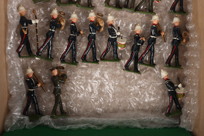 Selection of Britains including set 1301 United States Military Band - 8