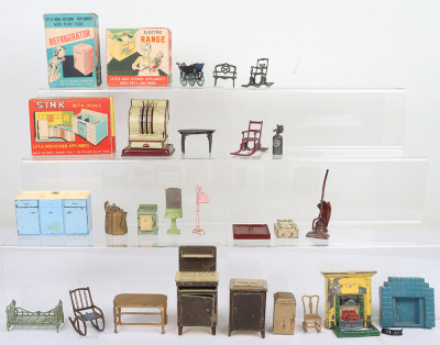 Collection of lead Dolls House furniture