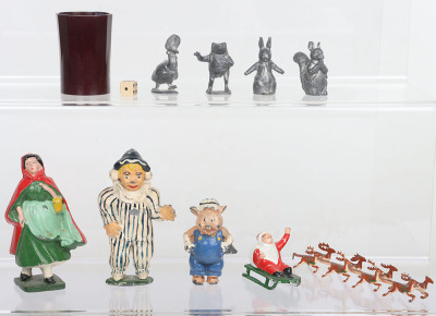 Frederick Warne & Co Peter Rabbit Race Game lead figures