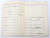 Royal Air Force Log Book Grouping of Flight Lieutenant E C Cox Number 15 and 29 Squadrons RAF, Served from 1939-1945 - 6