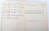 Royal Air Force Log Book Grouping of Flight Lieutenant E C Cox Number 15 and 29 Squadrons RAF, Served from 1939-1945 - 8