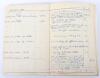 Royal Air Force Log Book Grouping of Flight Lieutenant E C Cox Number 15 and 29 Squadrons RAF, Served from 1939-1945 - 12