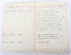 Royal Air Force Log Book Grouping of Flight Lieutenant E C Cox Number 15 and 29 Squadrons RAF, Served from 1939-1945 - 17