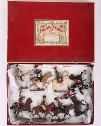 CBG Mignot mounted Napoleon, General Staff and other mounted figures