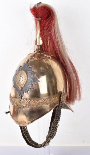 British 5th (Princess Charlotte of Wales’s) Dragoon Guards Officer’s Post 1871 Helmet