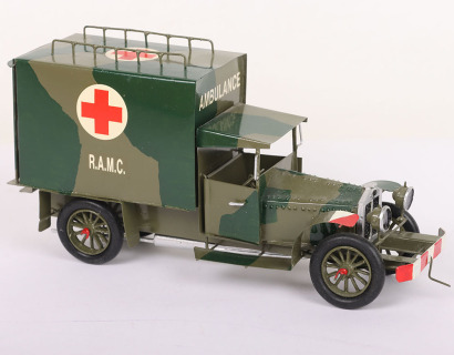 Heco tinplate British Royal Medical Corps lorry, 1991