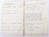 Royal Air Force Log Book Grouping of Flight Lieutenant E C Cox Number 15 and 29 Squadrons RAF, Served from 1939-1945 - 22