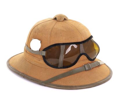 WW2 German Waffen-SS Italian / Greece Theatre of War Tropical Sun Helmet