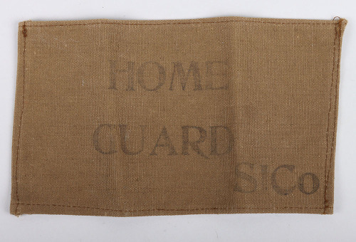 WW2 British Home Guard Arm Brassard for Skinning Grove Iron Company, North Yorkshire